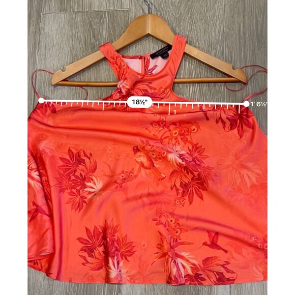 All Saints Verna Nila Top Orange Silk Blend size US 8 NWOT - Picture 9 of 10